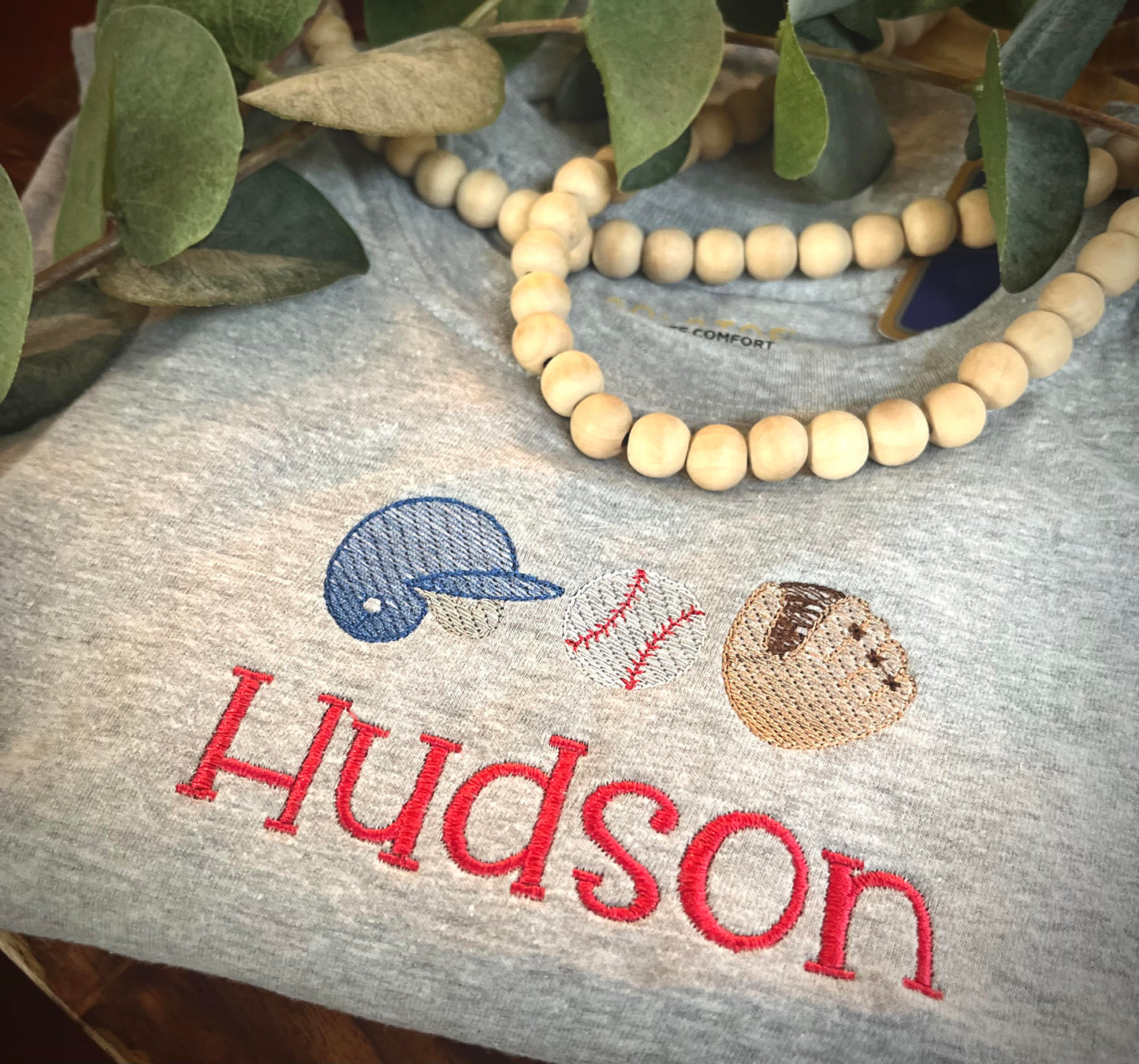 Kid's Personalized Baseball T-Shirt