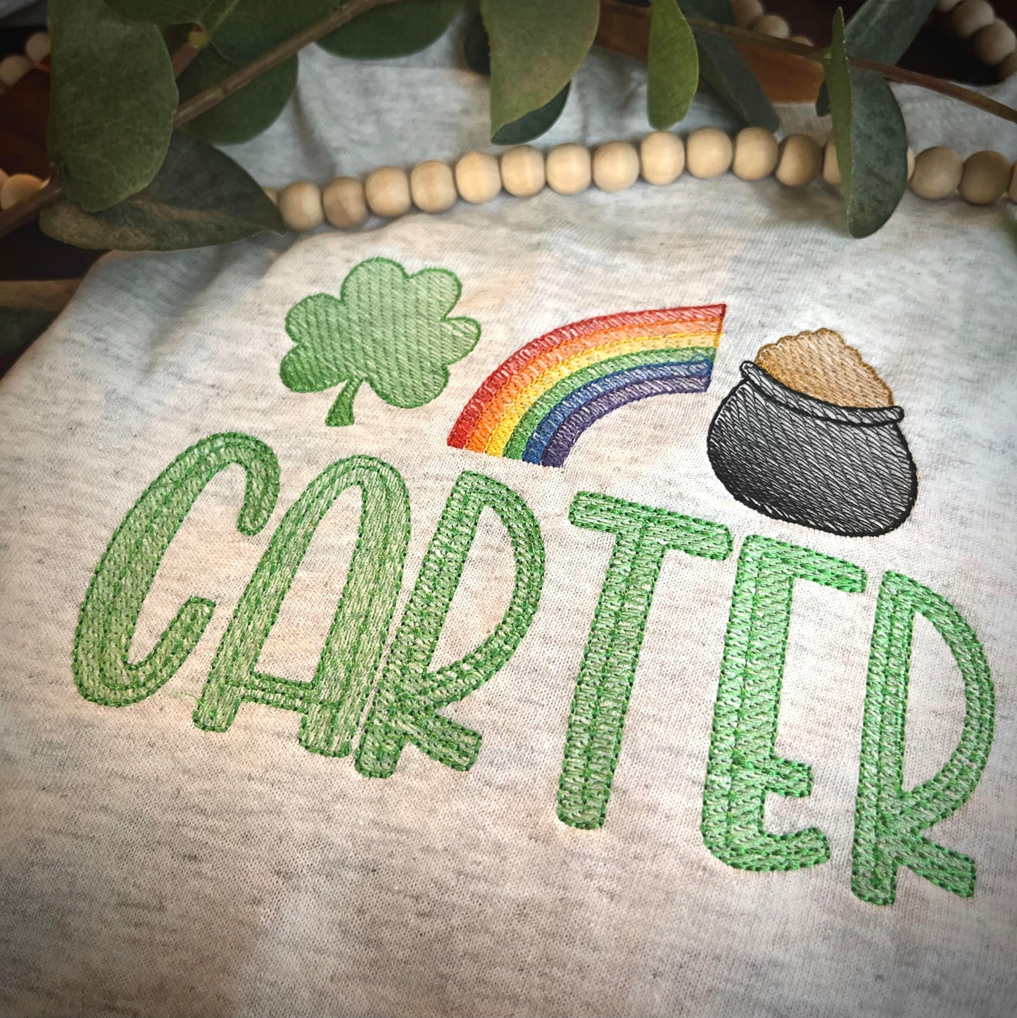Kid's Personalized St. Patty's Day Trio T-Shirt