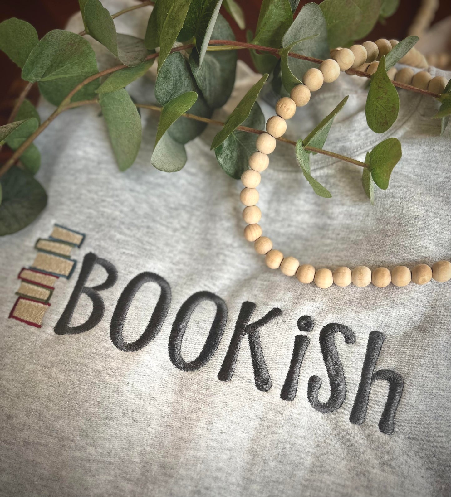 Custom Embroidered Bookish Sweatshirt