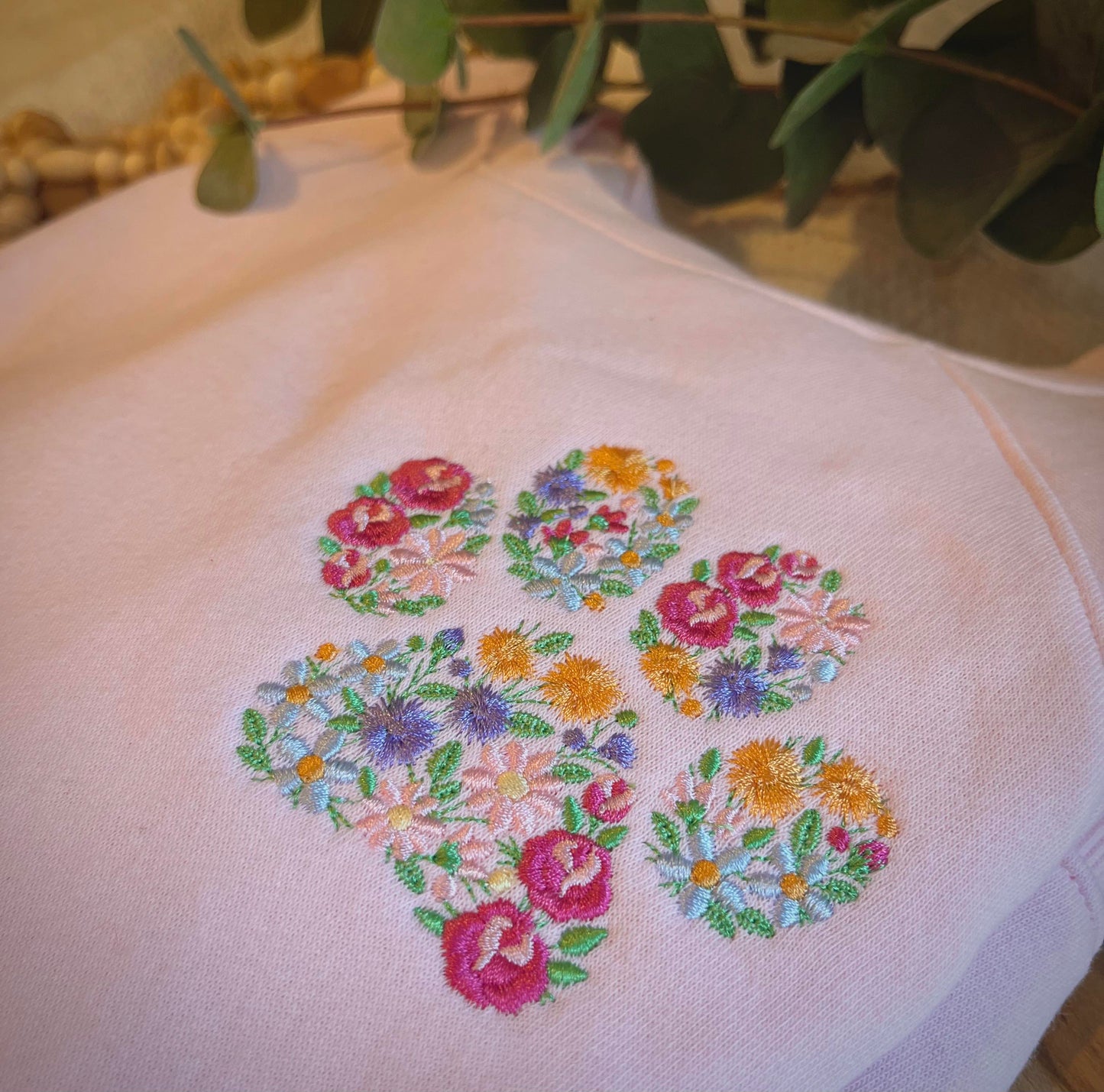 Custom Embroidered Paw Print Sweatshirt (Upper Left Placement)