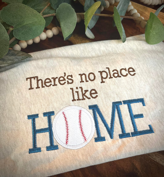 Kid's "There's No Place Like Home" Applique T-Shirt