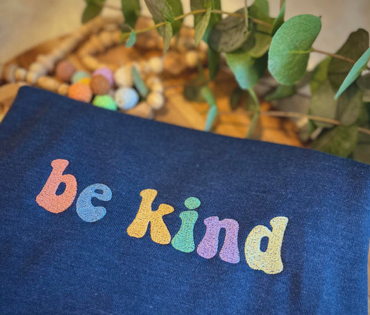 Kid's Personalized Embroidered "Be Kind" Sweatshirt